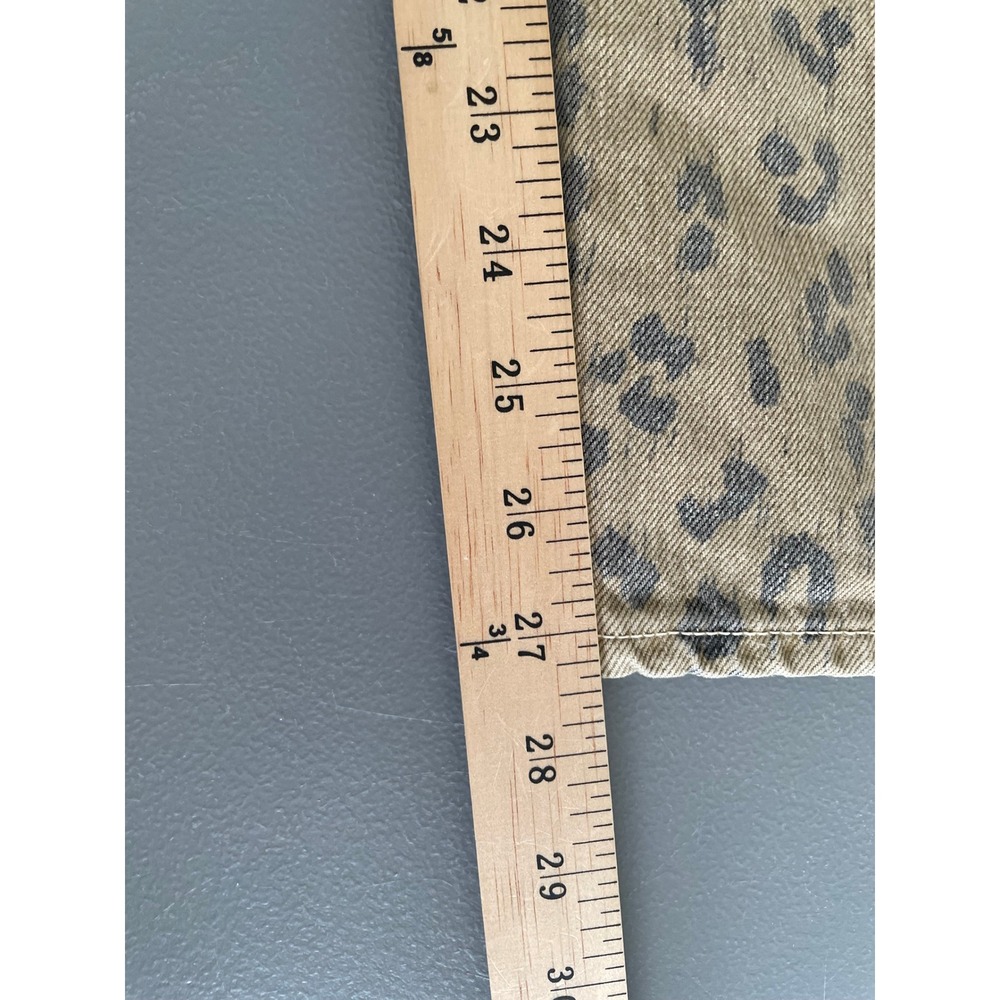 NEW Citizens of Humanity Barrel Darted Horseshoe Jeans Sz 27 Tan Leopard Safari - Picture 11 of 12